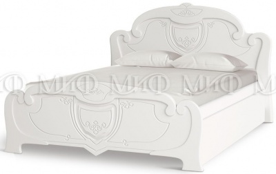  Кровать Мария Белый глянец 200x140 см